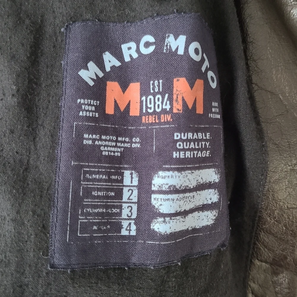 Andrew Marc Leather Moto Jacket